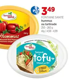 Avril Hummus ou tartinade 250-260 g offer