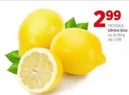 Avril citrons bios offer
