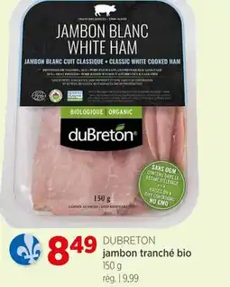 Avril Jambon tranché bio offer