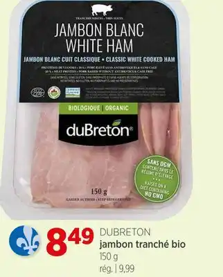 Avril Jambon tranché bio offer
