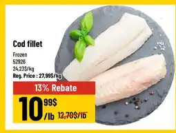 Mayrand Thawed Cod Fillet 450 g offer