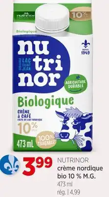 Avril Crème nordique bio 10% M. G offer