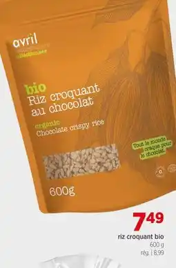 Avril riz croquant bio offer