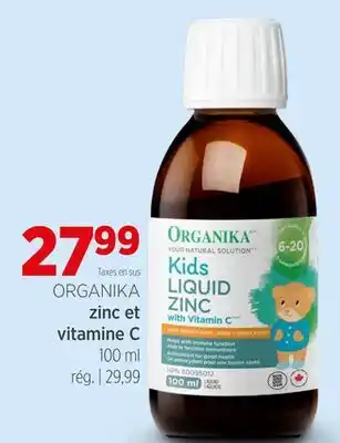 Avril Zinc et vitamine C offer