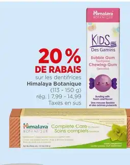 Avril Sur les dentifrices offer
