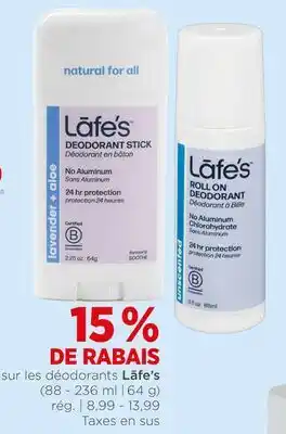 Avril Déodorants offer