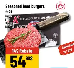 Mayrand Raw Beef Patty 4 oz offer