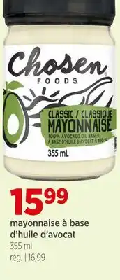 Avril Mayonnaise à base d'huile d'avocat offer