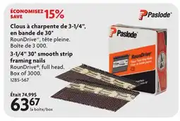 Home Hardware 3-1/4 30° Smooth Strip Framing Nails offer