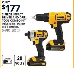 RONA 2-PIECE IMPACT DRIVER AND DRILL TOOL COMBO KIT offer