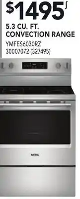 RONA 5.3 CU. FT. CONVECTION RANGE offer