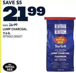 RONA ROYAL OAK LUMP CHARCOAL 17.6-lb offer