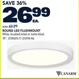 RONA CANARM ROUND LED FLUSHMOUNT offer