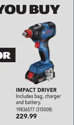 RONA IMPACT DRIVER Includes bag, charger and battery offer