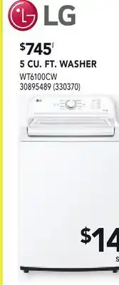 RONA 5 CU. FT. WASHER offer