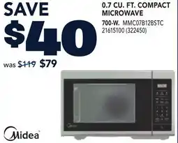 RONA MIDEA 0.7 CU. FT. COMPACT MICROWAVE offer