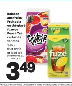 L'Intermarché BOISSON AUX FRUITS OU THÉ GLACÉ | FRUIT DRINK OR ICED TEA offer