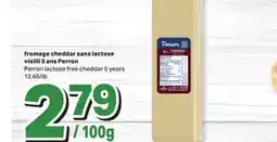 L'Intermarché FROMAGE CHEDDAR SANS LACTOSE VIEILLI 5 ANS | LACTOSE FREE CHEDDAR 5 YEARS offer
