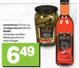 L'Intermarché CORNICHONS 375 ML OU VINAIGRE DE VIN 500 ML, | GHERKINS OR WINE VINEGAR offer