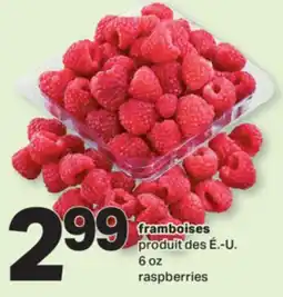 L'Intermarché FRAMBOISES | RASPBERRIES, 6 oz offer