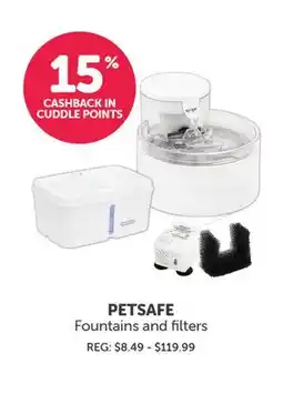 Mondou PETSAFE Fountains and filters offer