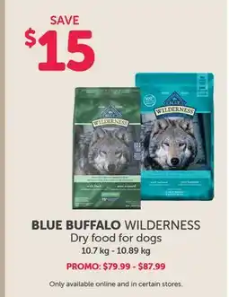 Mondou BLUE BUFFALO WILDERNESS Dry food for dogs offer