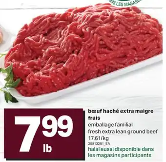 L'Intermarché BŒUF HACHÉ EXTRA MAIGRE FRAIS | FRESH EXTRA LEAN GROUND BEEF offer