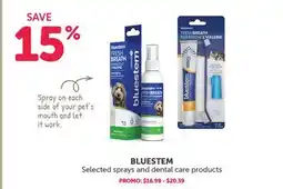 Mondou BLUESTEM Selected sprays and dental care products offer
