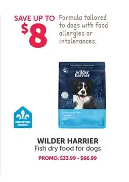 Mondou WILDER HARRIER Fish dry food for dogs offer