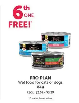 Mondou PRO PLAN Wet food for cats or dogs offer