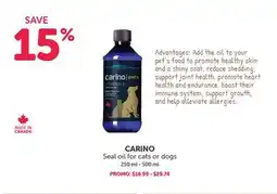 Mondou CARINO Seal oil for cats or dogs offer
