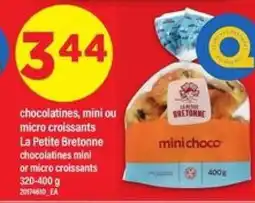 Maxi La Petite Bretonne chocolatines mini or micro croissants offer