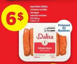 Maxi Dalisa Sausages offer