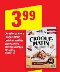 Maxi Jordan's Croque-Matin offer