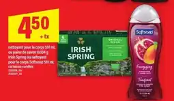 Maxi Irish Spring ou Softsoap offer