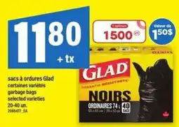 Maxi GLAD GARBAGE BAGS offer