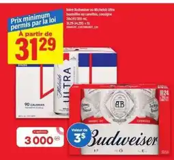Maxi Budweiser ou Michelob Ultra offer