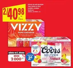 Maxi Coors Seltzer ou Vizzy offer