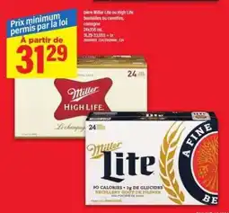 Maxi Miller Lite ou High Life offer