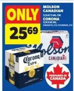 Real Canadian Superstore Molson Canadian or Corona offer