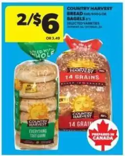 Real Canadian Superstore COUNTRY HARVEST BREAD OR BAGELS offer