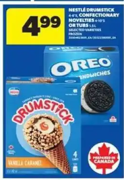 Real Canadian Superstore NESTLÉ DRUMSTICK or OREO SANDWICHES offer