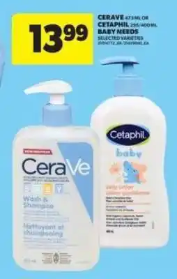 Real Canadian Superstore CeraVe or Cetaphil Baby Needs offer