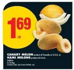 No Frills CANARY MELON / HAMI MELONS offer
