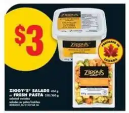 No Frills Ziggy's Salads or Fresh Pasta offer