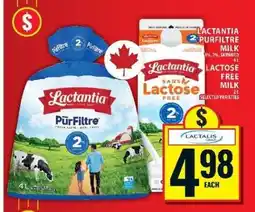 Food Basics Lactantia Milk offer