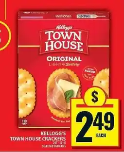 Food Basics KELLOGG’S TOWN HOUSE CRACKERS offer