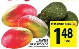 Food Basics Mango and Hass Avocado offer