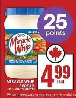 Food Basics Miracle Whip Spread offer