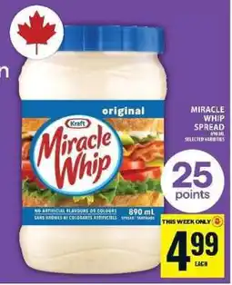 Food Basics Miracle Whip Spread offer